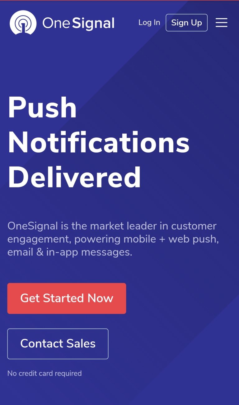 one signal push notifications